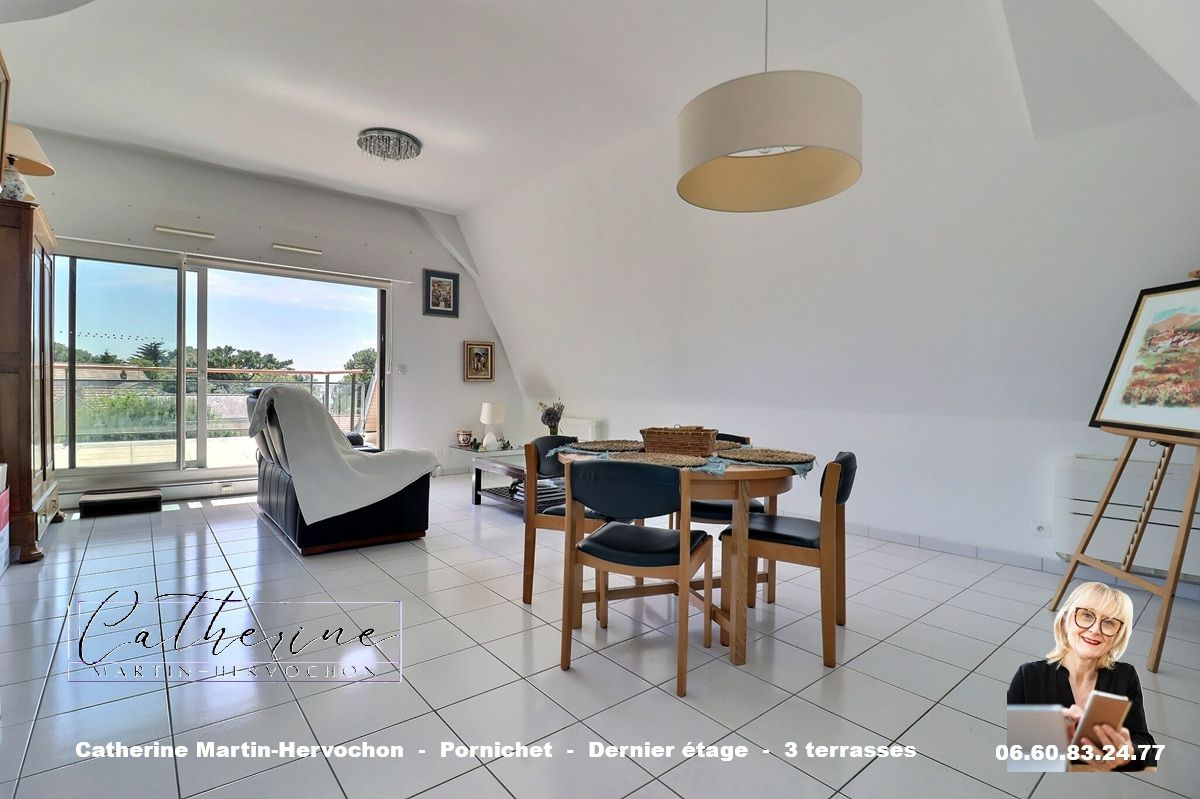 PORNICHET Appartement duplex de 109.1m2 hab / 138.85m² au sol - 3 chambres - 3 terrasses - Garage double 2