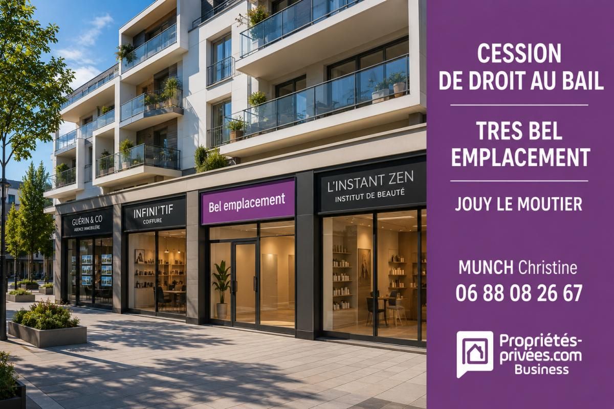 JOUY-LE-MOUTIER JOUY LE MOUTIER - LOCAL COMMERCIAL 100M2 - TRES BEL EMPLACEMENT 1
