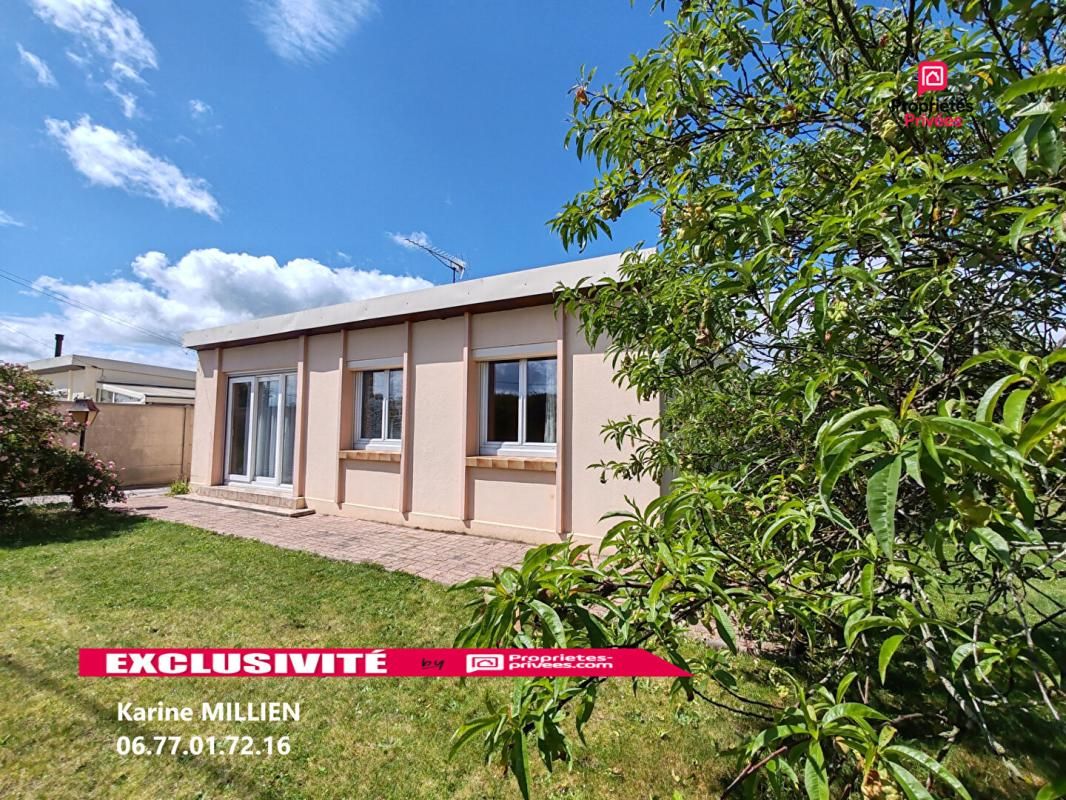 VERNOUILLET 28500 Maison de plain-pied - 2 chambres - Garage - Véranda chauffée - Cabanon de jardin - 149000  HAI