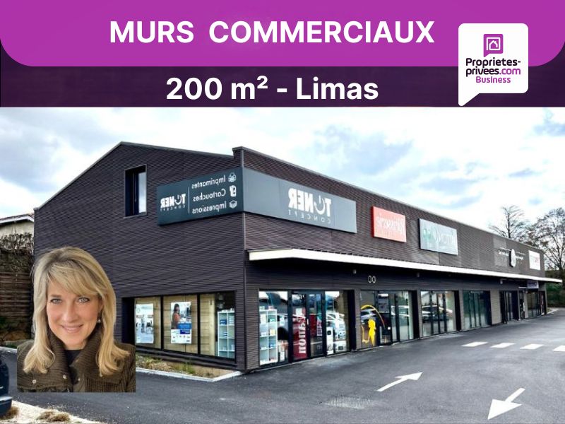Murs commerciaux  libres 200 m² -  LIMAS
