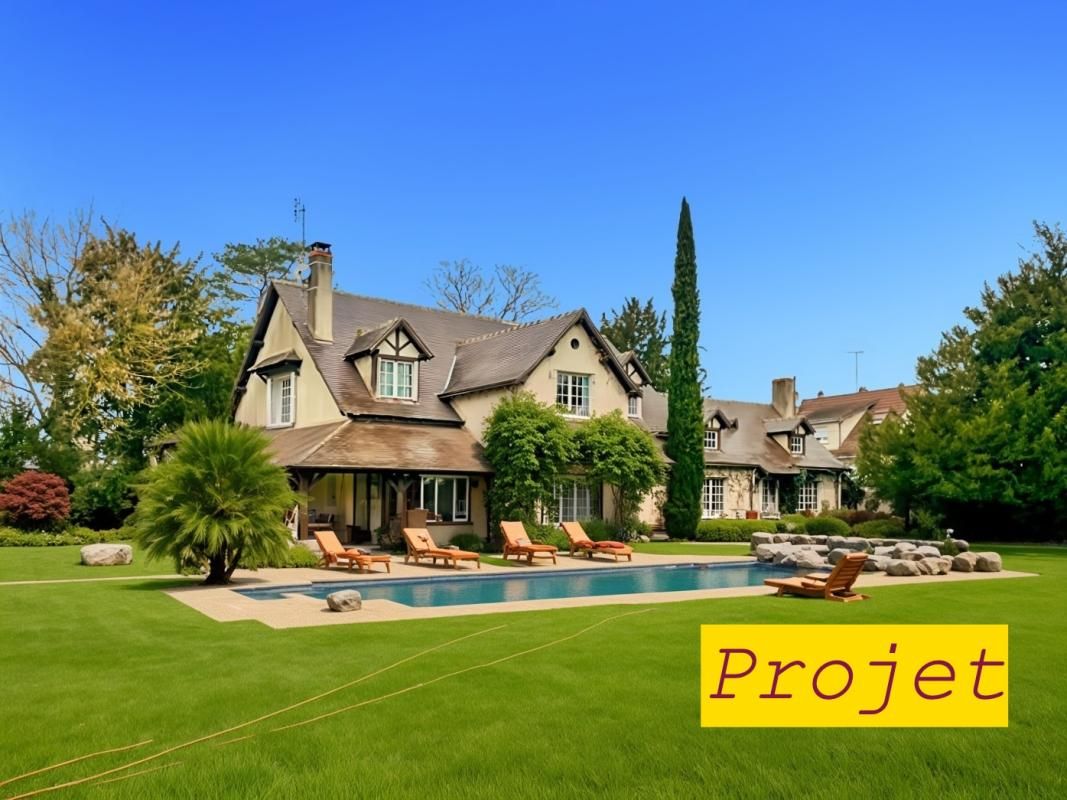 MONTGIVRAY Élégante propriété 252m2 avec parc arboré, piscine à Montgivray 2