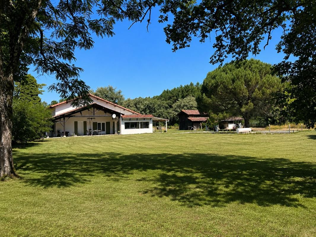 CASTELJALOUX Propriété en pierre 290 m² avec gîte, dépendances, piscine et 4 ha 4