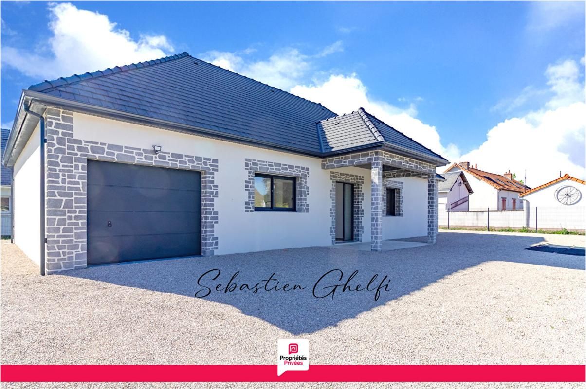 Chitenay- belle maison de plain-pied-3 chambres-cellier-garage
