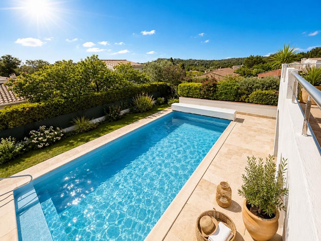 ORGON À vendre maison avec piscine sur les hauteurs d'Orgon 2