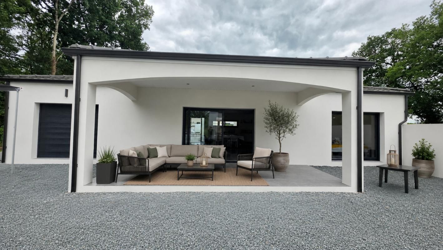 SAINT-MEDARD-DE-GUIZIERES Maison contemporaine avec double garage 2