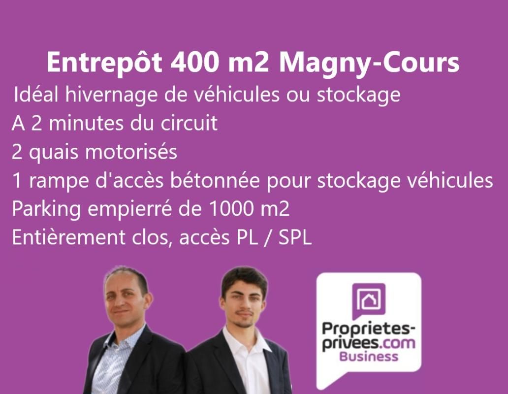 MAGNY-COURS - ENTREPOT POLYVALENT IDEAL AUTOMOBILE OU STOCKAGE