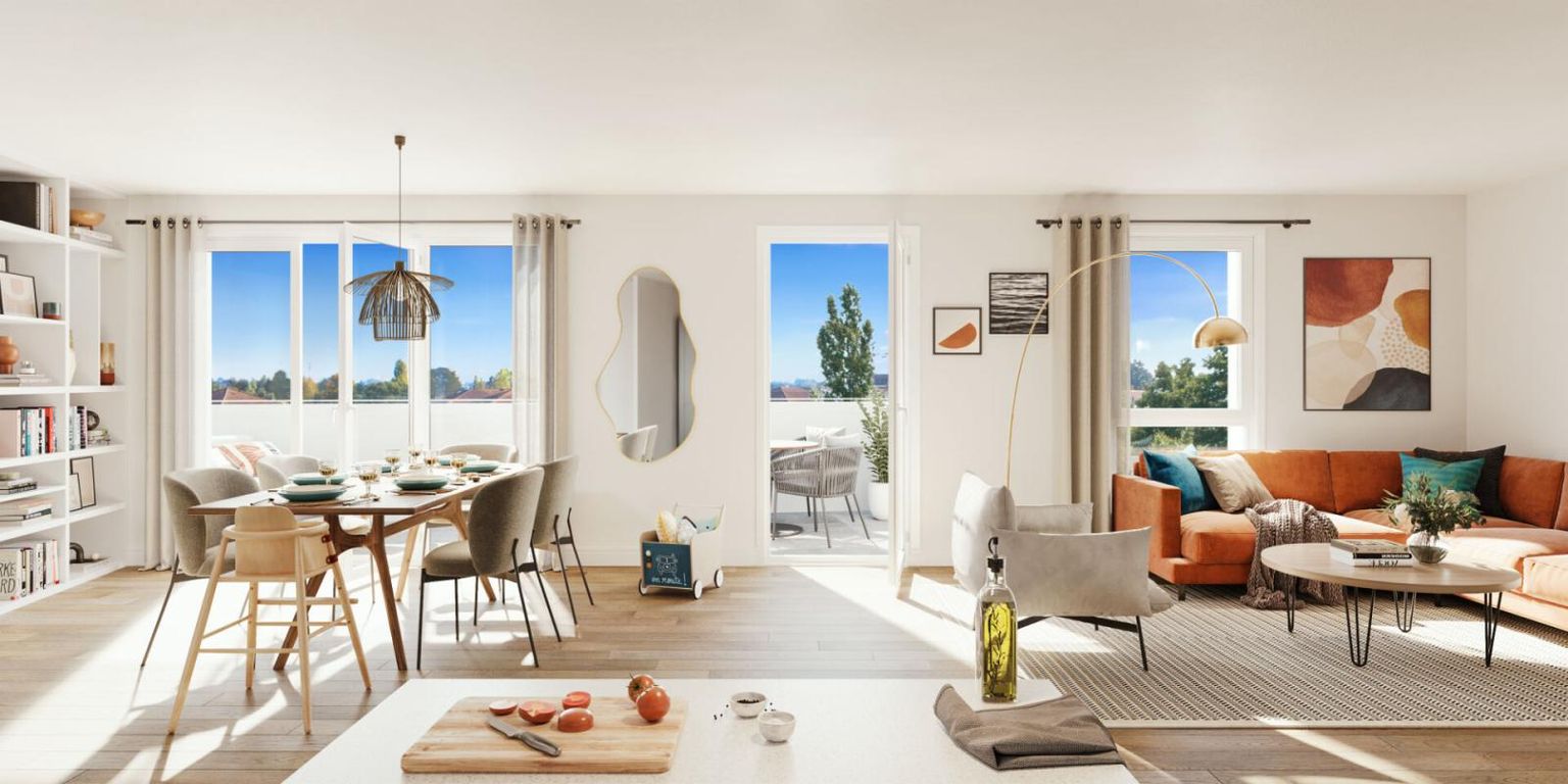 Appartement 3 Pièces avec Terrasse et Parking  Meaux (77100)