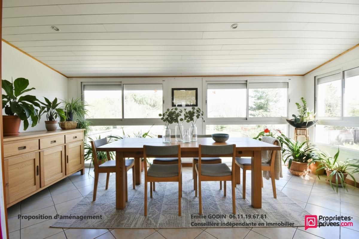 MAULEVRIER Maison 6 pièce(s) 107 m2+Terrain constructible détachable avec accès indépendant 2