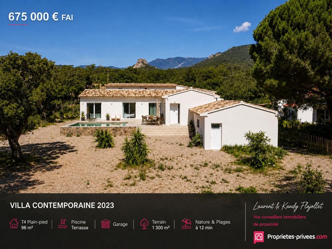 LECCI Maison T4 avec piscine  - 20137 LECCI - CORSE DU SUD - FRANCE 2