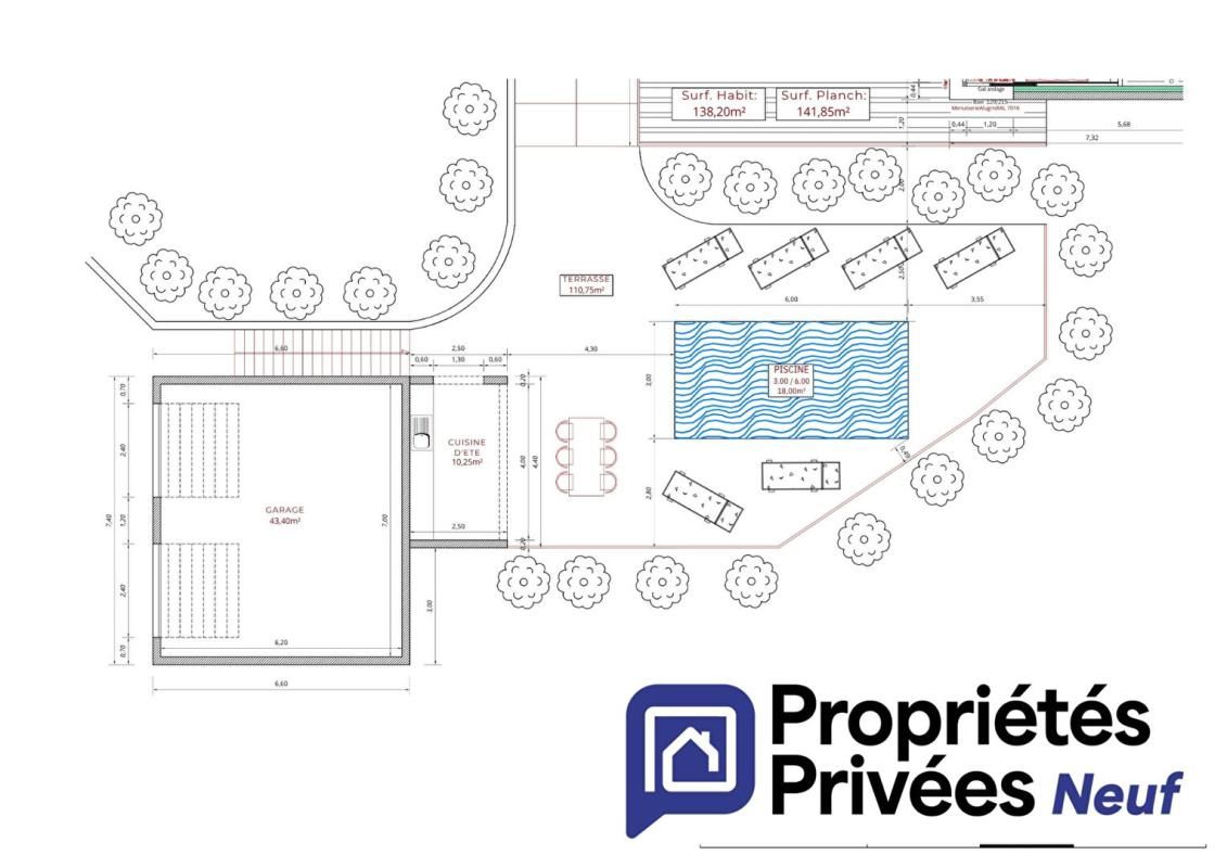 PEYRIAC-DE-MER PROJET Maison Peyriac De Mer 6 pièce(s) 138.20 m2 4