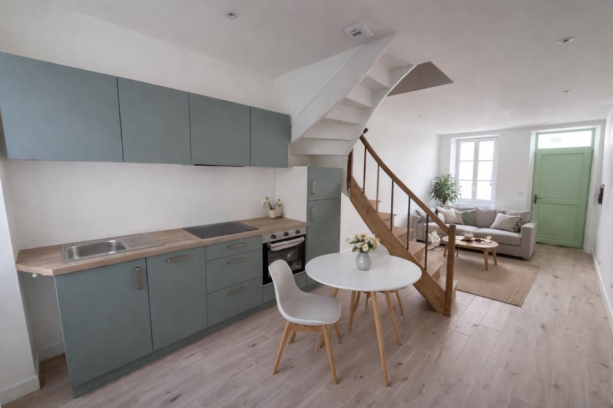 Maison 3 chambres 78 m² , Entièrement rénovée. Centre de Durtal