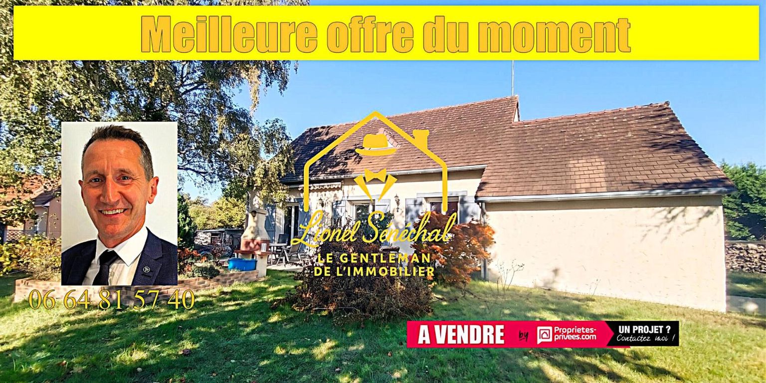 Maison 8 pièces de 135 m2 habitables avec un sous sol complet sur une parcelle de plus de 1 700 m2