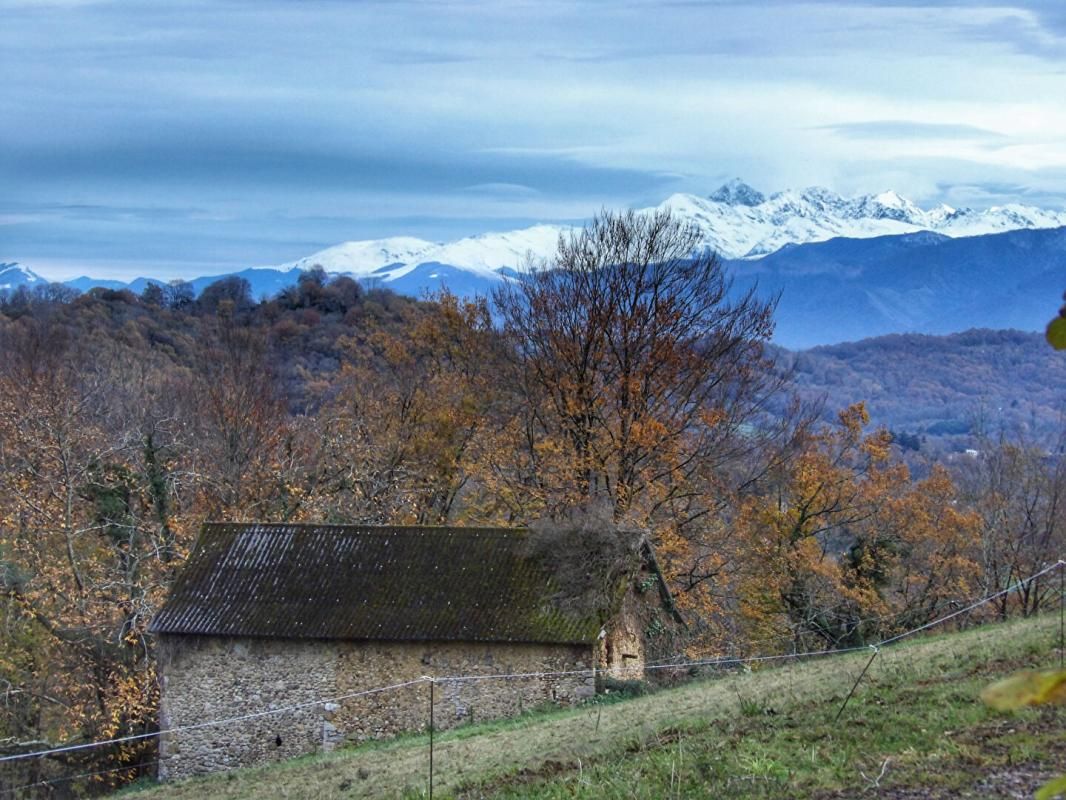 GAN Propriété à rénover avec grand terrain et panorama sur les Pyrénées 1
