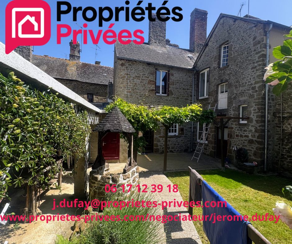 Maison de bourg 163m2  avec commerce Lassay les chateaux 53110 en mayenne 53  452383JDUF