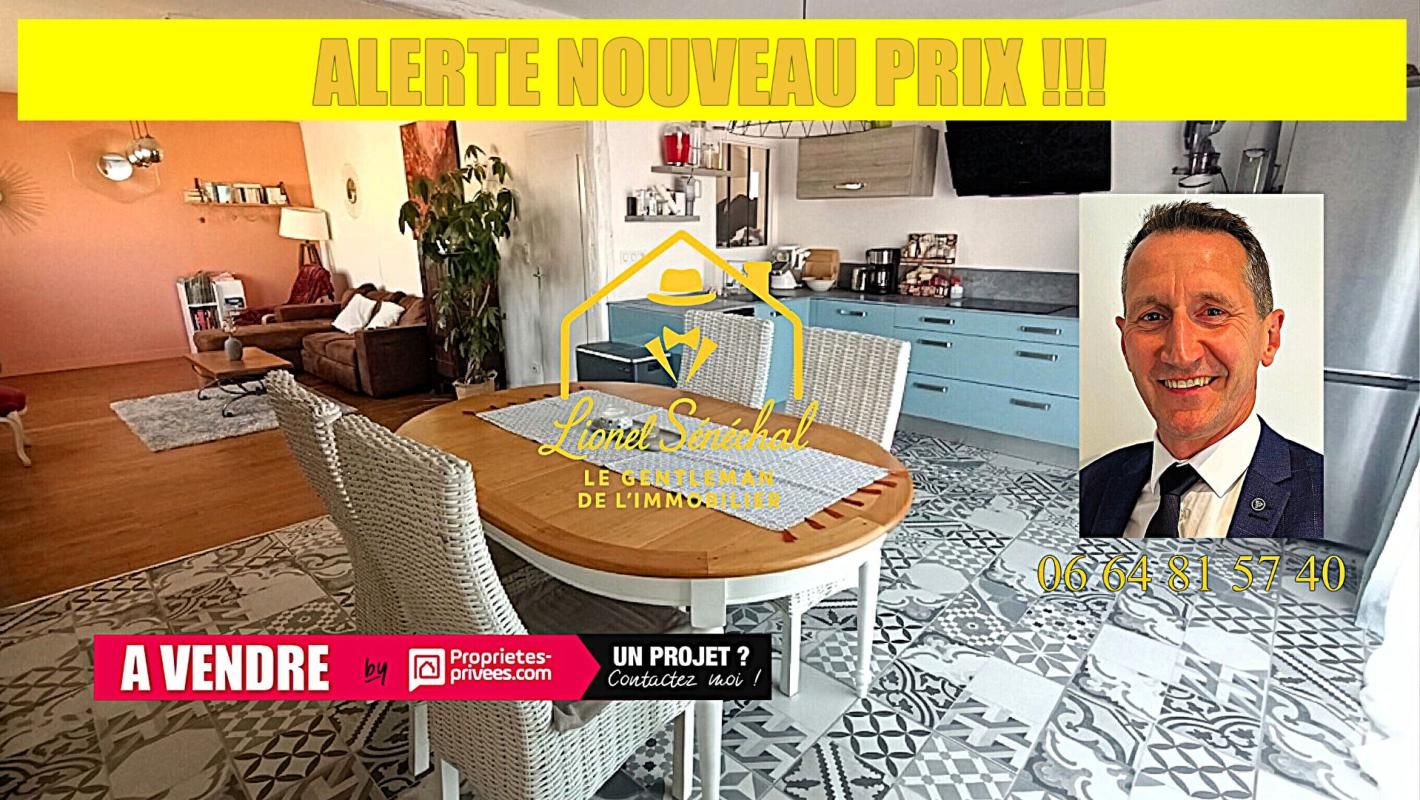 SAVIGNE-L'EVEQUE Maison lumineuse entièrement rénovée et peu énergivore de 85 m2 sur une parcelle de plus de 600 m2 1