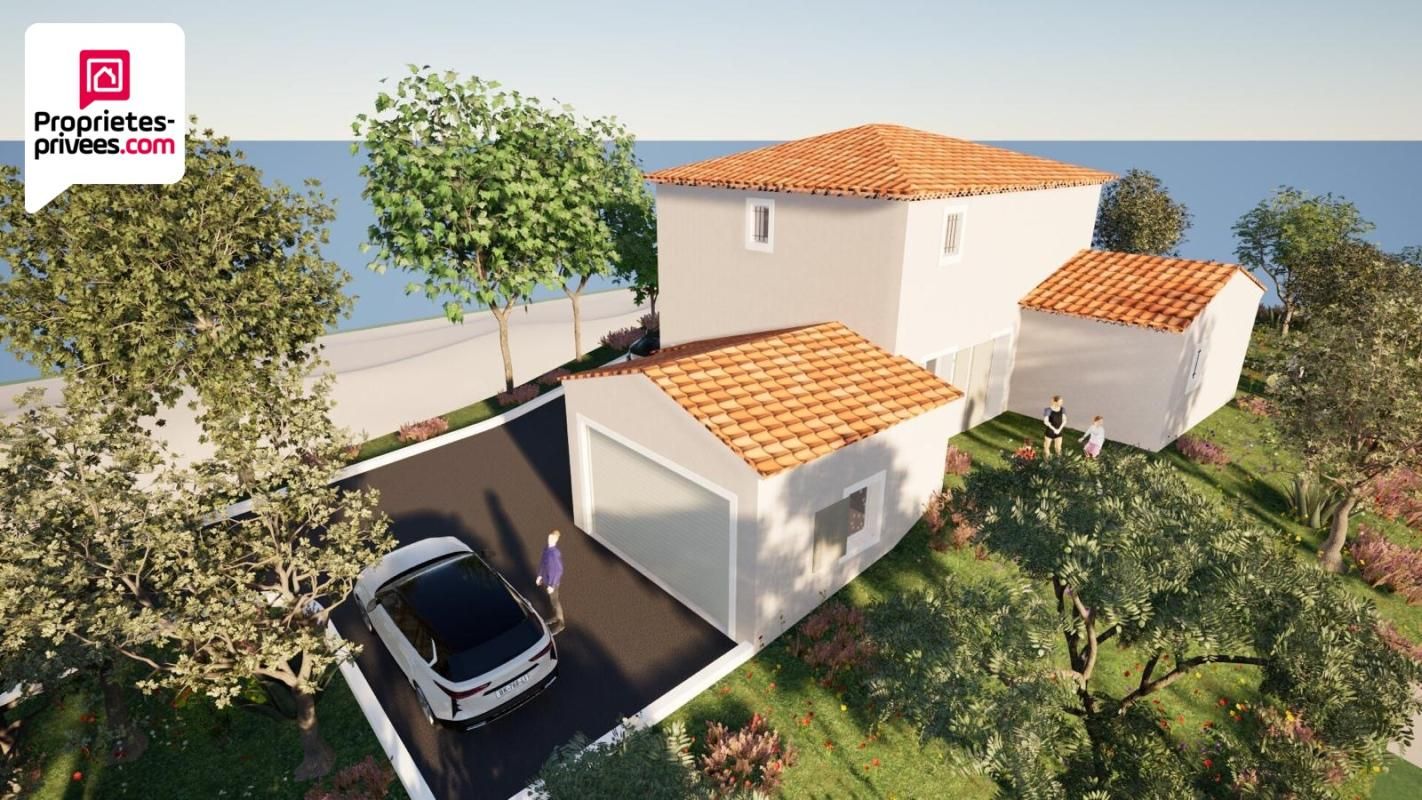SAINT-CEZAIRE-SUR-SIAGNE Terrain à bâtir de 1245 m2 avec Permis accordé et purgé pour une villa 4 pièces et piscine 4