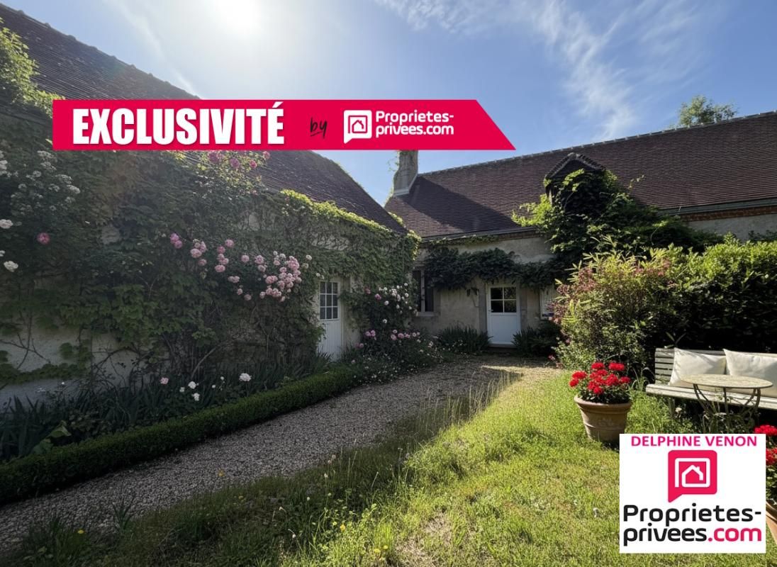 COMBREUX Exclusivité - Ensemble immobilier comprenant auberge + 3 gites avec piscine et tennis dans le centre bourg de Combreux sur un terrain de 4375 m² environ 2