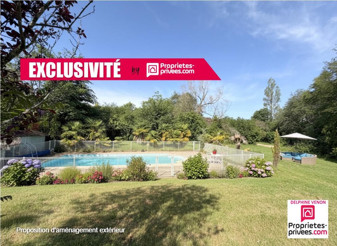 COMBREUX Exclusivité - Ensemble immobilier comprenant auberge + 3 gites avec piscine et tennis dans le centre bourg de Combreux sur un terrain de 4375 m² environ 3
