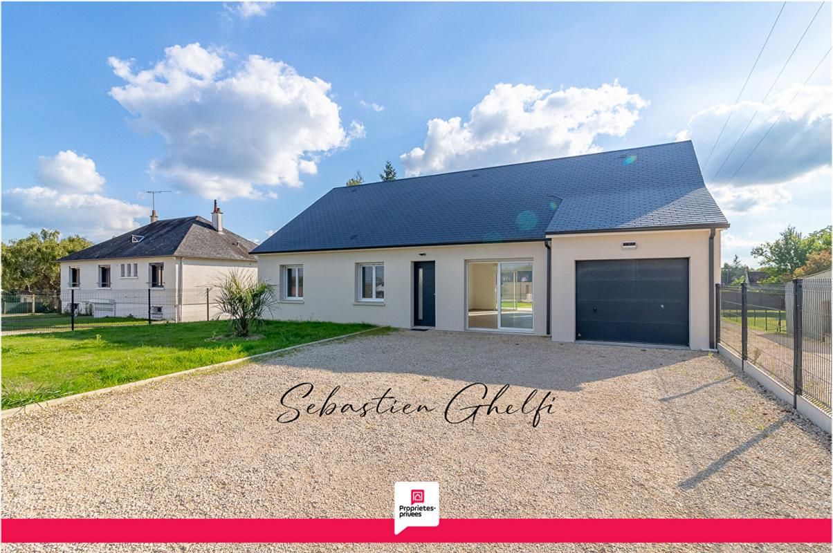 Soings en Sologne maison de plain-pied avec 3 chambres cellier et garage