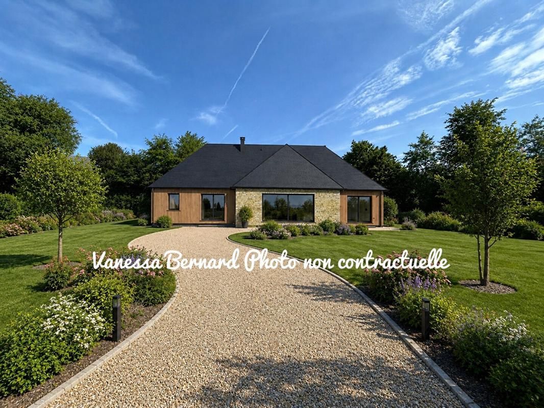 PONT-L'EVEQUE 14130 Maison plain pied neuve 150 m² 3 chambres 609 000 Euros 1