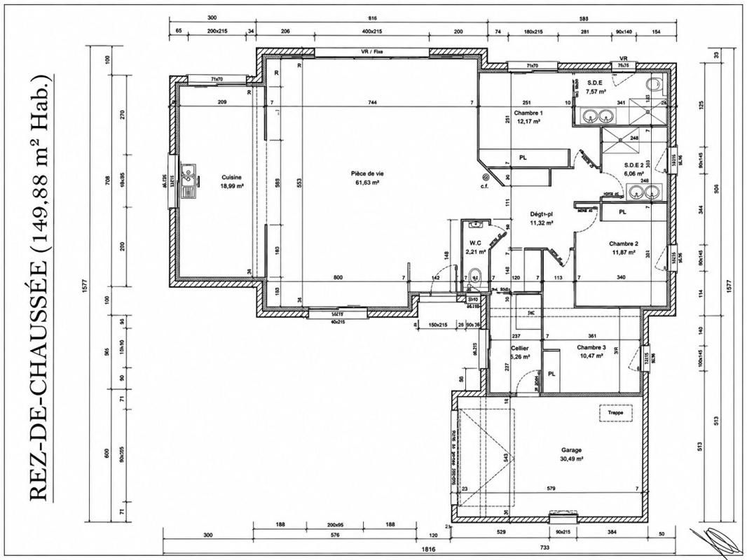 PONT-L'EVEQUE 14130 Maison plain pied neuve 150 m² 3 chambres 609 000 Euros 4