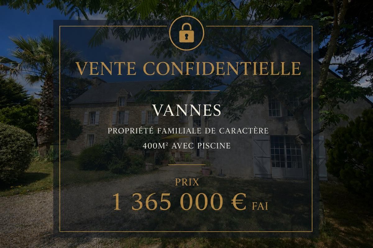 VANNES VANNES propriété familiale avec piscine et dépendance 1