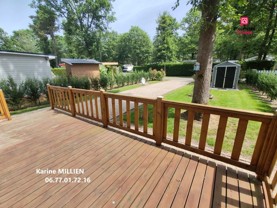 MARCILLY-SUR-EURE MARCILLY SUR EURE 27810 Mobil home aménagé et équipé de 2022 avec son terrain - 2 chambres - Grande terrasse - Cabanon de jardin - Terrain - HAI 2