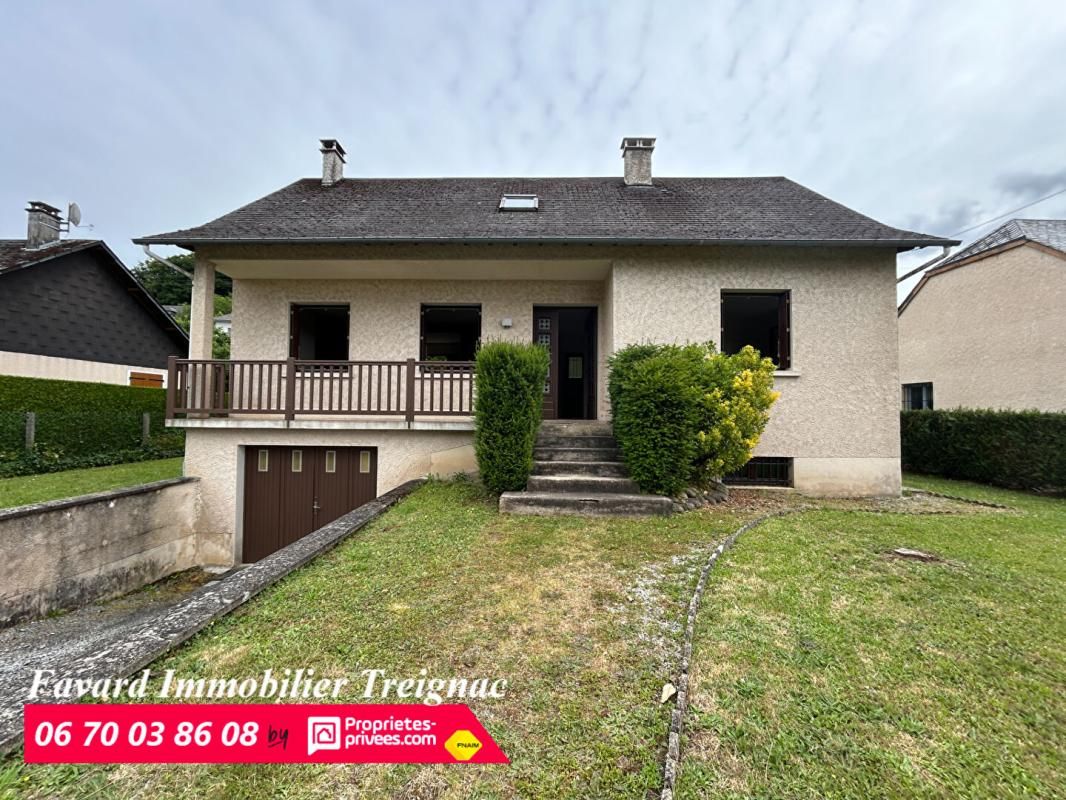 TREIGNAC Maison Treignac  120 m²  jardin plat et espace de vie de plain pied 2