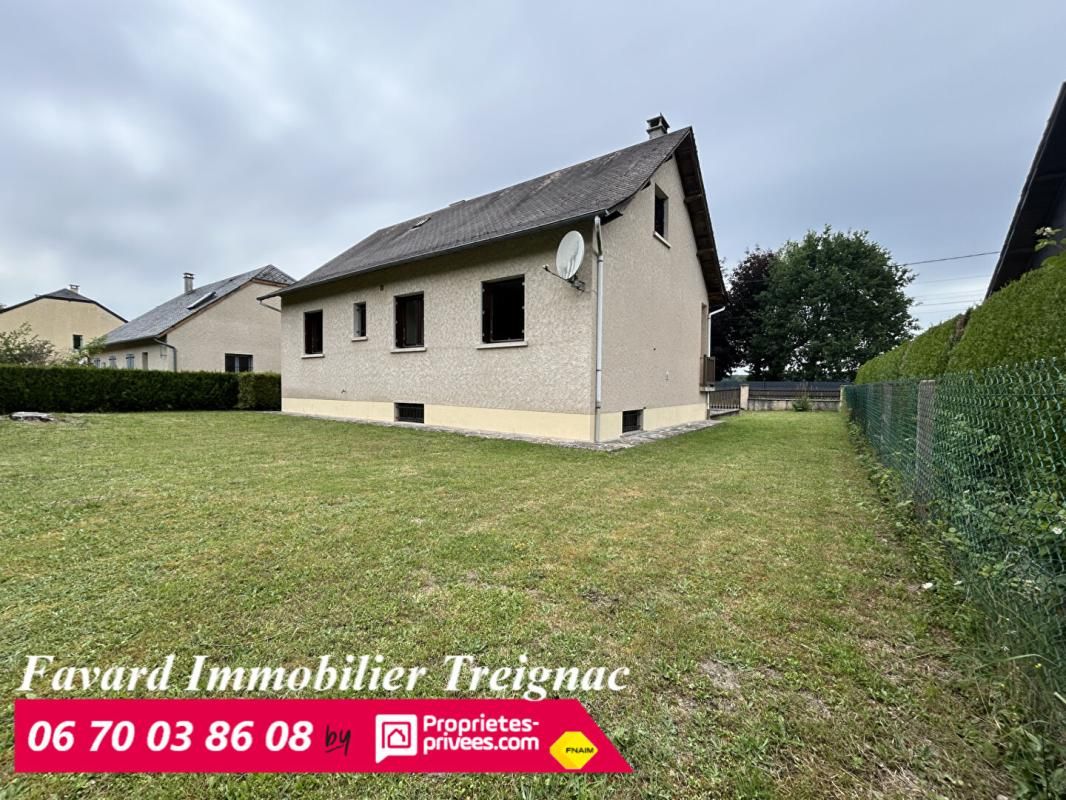 TREIGNAC Maison Treignac  120 m²  jardin plat et espace de vie de plain pied 3