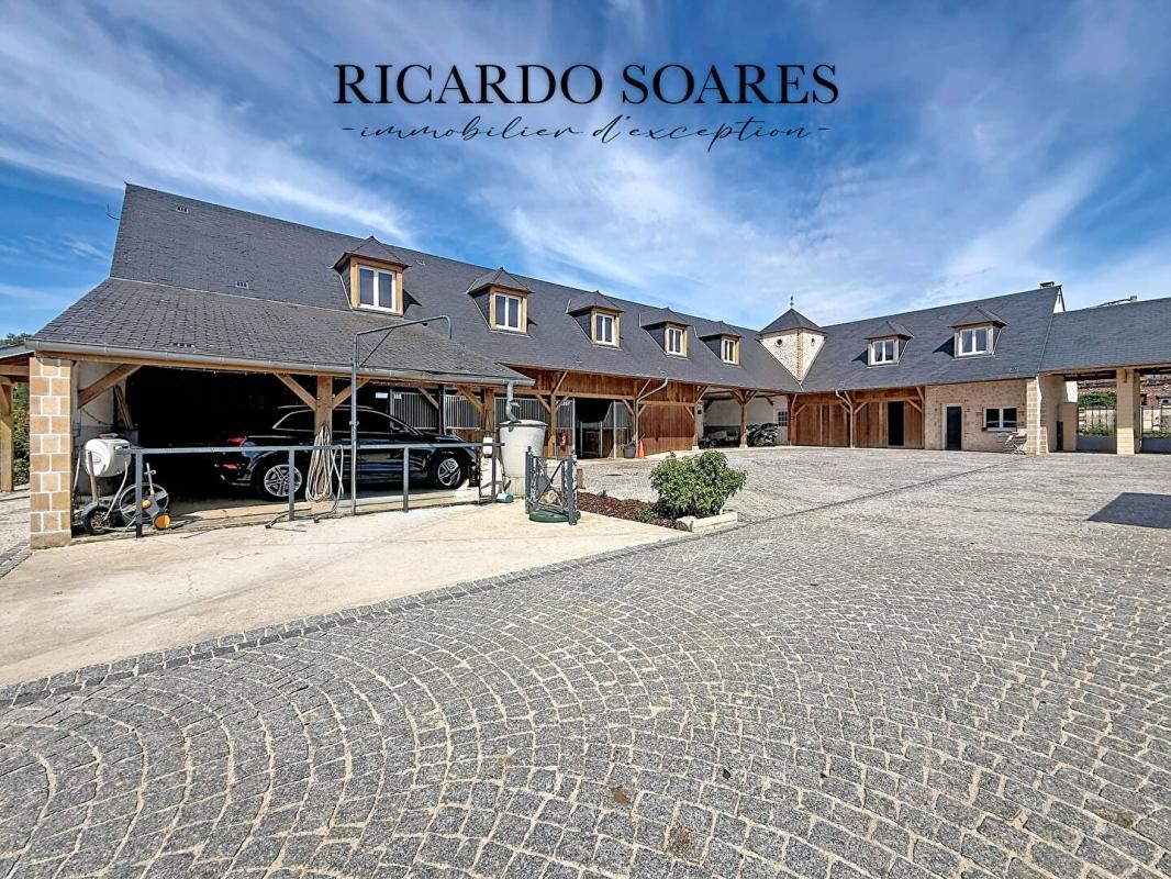 60490 RESSONS-SUR-MATZ - PROPRIÉTÉ ÉQUESTRE DE CARACTÈRE / 2001 / 210 m² HABITABLES / 5 CHAMBRES / GÎTE INDÉPENDANT / PISCINE / 10 BOXES / TERRAIN 9361 m²