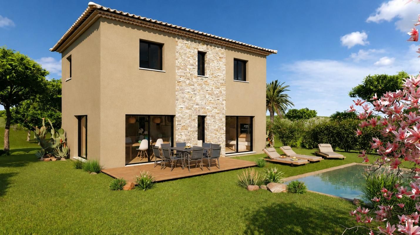TOURRETTE-LEVENS Terrain Tourrette Levens 850 m2, permis accepté pour villa 1
