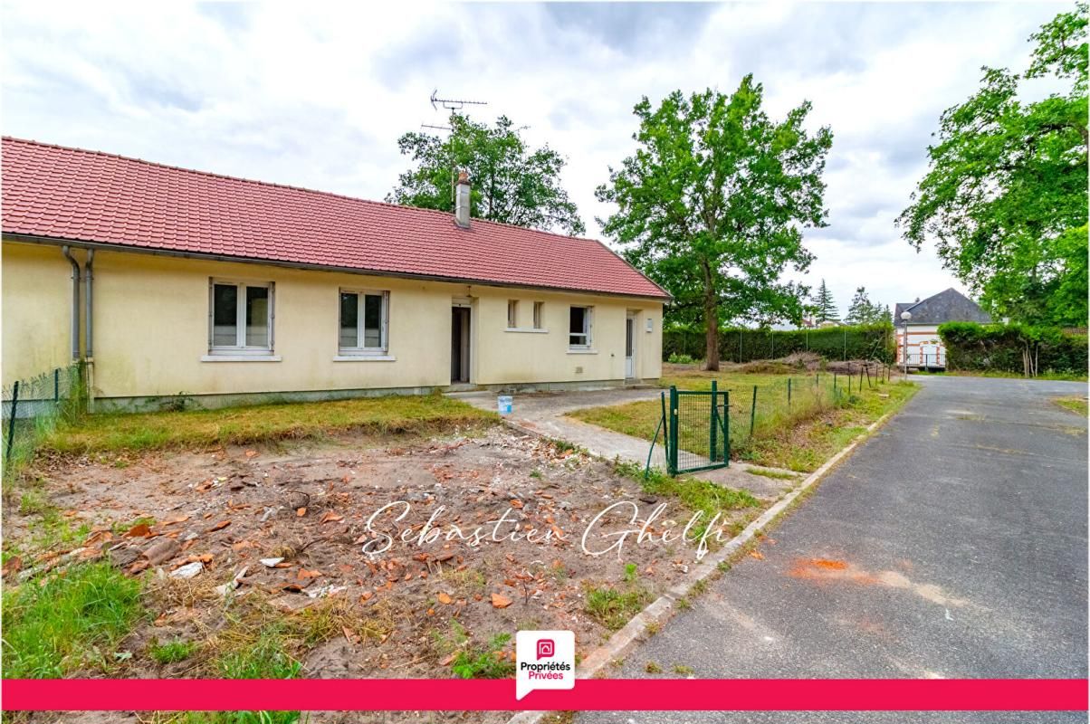 PRUNIERS-EN-SOLOGNE maison à rénover de plain pied avec 4 chambres terrain de 1110 m² 1