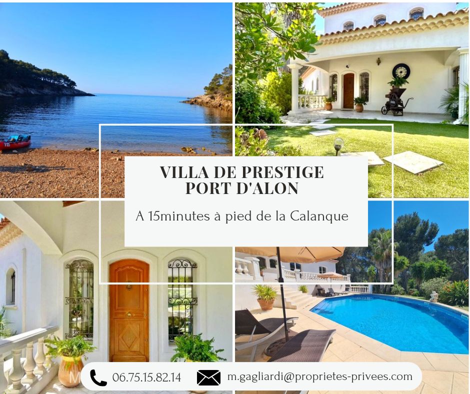 SAINT-CYR-SUR-MER VILLA PROCHE CALANQUE PORT D'ALON 1