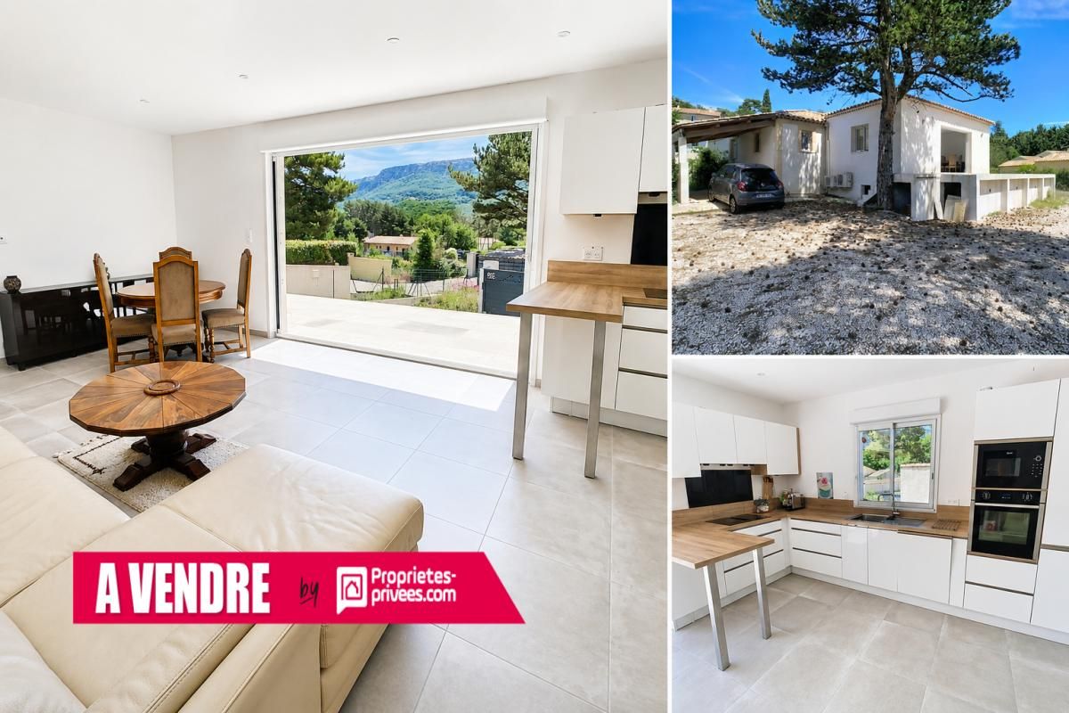 PLAN-D'AUPS-SAINTE-BAUME Maison de plain-pied prête à vivre avec vue exceptionnelle sur la Sainte-Baume 1