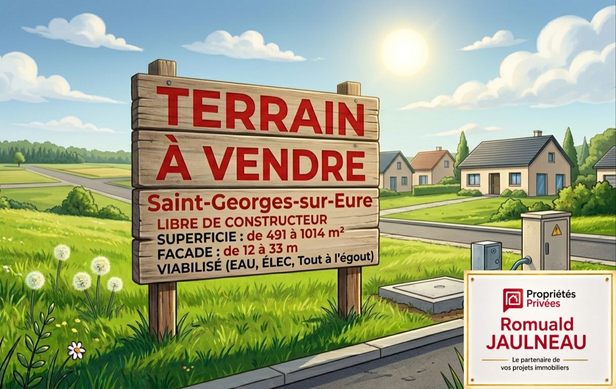 SAINT-GEORGES-SUR-EURE Terrains à bâtir Saint Georges Sur Eure de 491 m2 à 1 014 m² 1