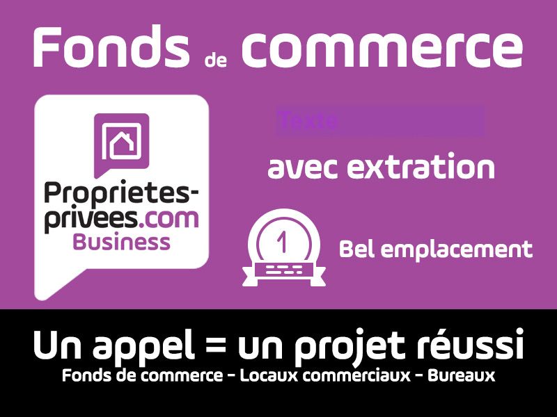 75020 PARIS : RESTAURATION RAPIDE - EXTRACTION - SECTEUR CHARONNE