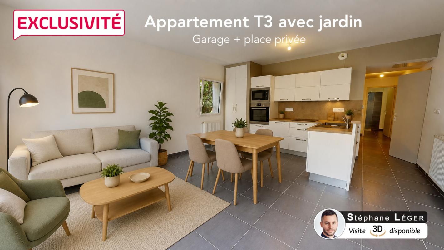 Appartement avec jardin - Montélimar 3 pièce(s) 60 m2