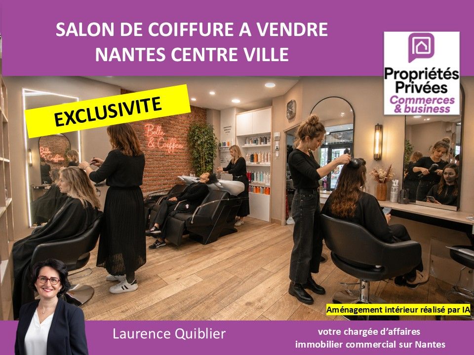 NANTES EXCLUSIVITE - 44000 NANTES A VENDRE FONDS DE COMMERCE COIFFURE 1