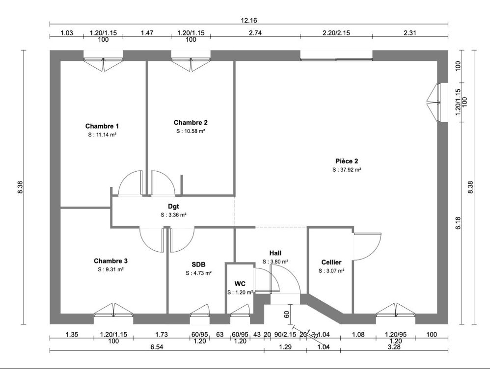 LACANAU Terrain Lacanau 274m² centre ville 4