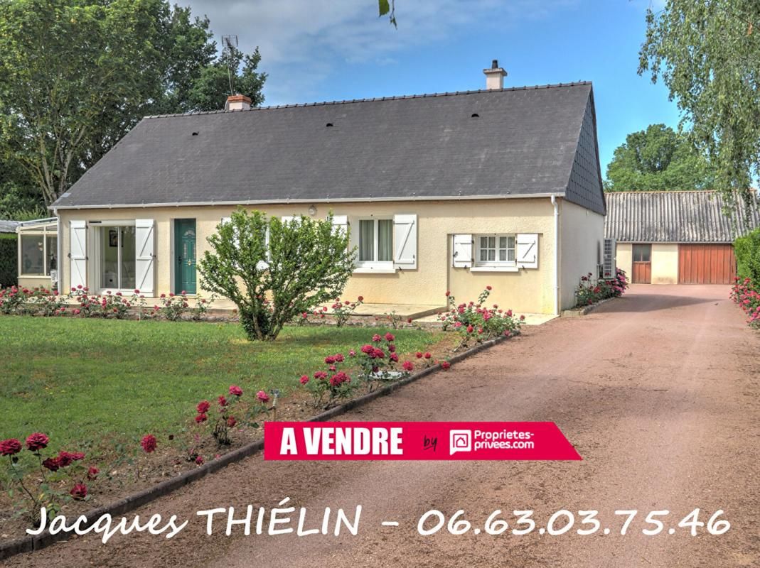 BLOU Maison de plain-pied 112 m² ? Prête à vivre, 3 chambres, grande dépendance et cadre campagne à 5 min de Longué-Jumelles 1