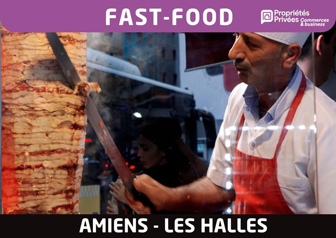 AMIENS Restaurant Fast-Food 25 places - 60 m2 - Amiens Beffroi 1