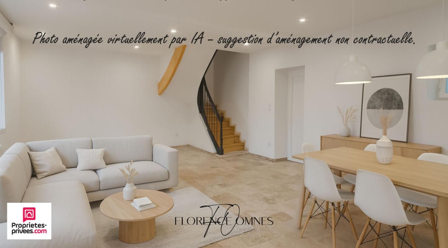 PEZENS Maison de ville  5 chambres entièrement rénovée Pezens  132 m2 + Remise 30m2 4