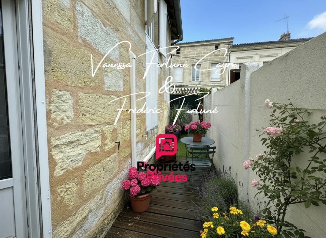 LIBOURNE Échoppe en pierre 80 m² avec terrasse - VENDUE LOUÉE 2
