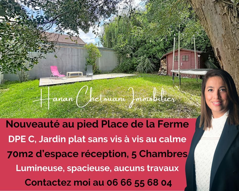 Igny Place de la Ferme Maison rénovée 208 m² 6 chambres Espace réception 70 m2 Jardin sans vis-à-vis DPE C