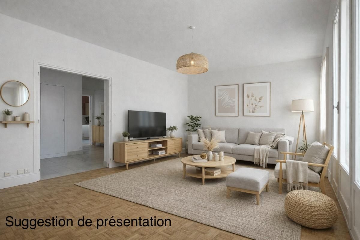 QUIMPER Appartement T3 lumineux et spacieux de presque 90 m2 - Centre-Ville Quimper 2