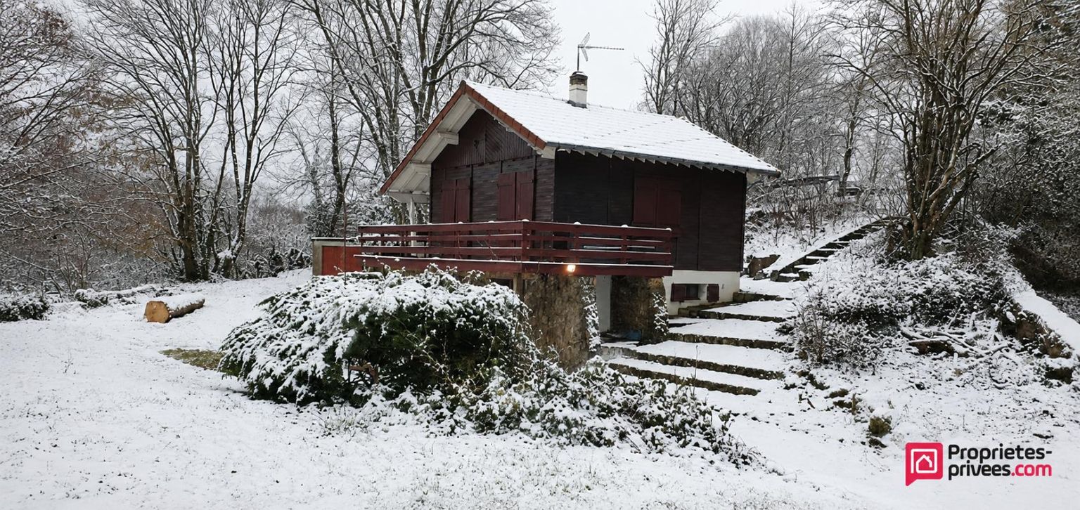 LORMES Chalet traditionnel en bois de 70 mètres 4