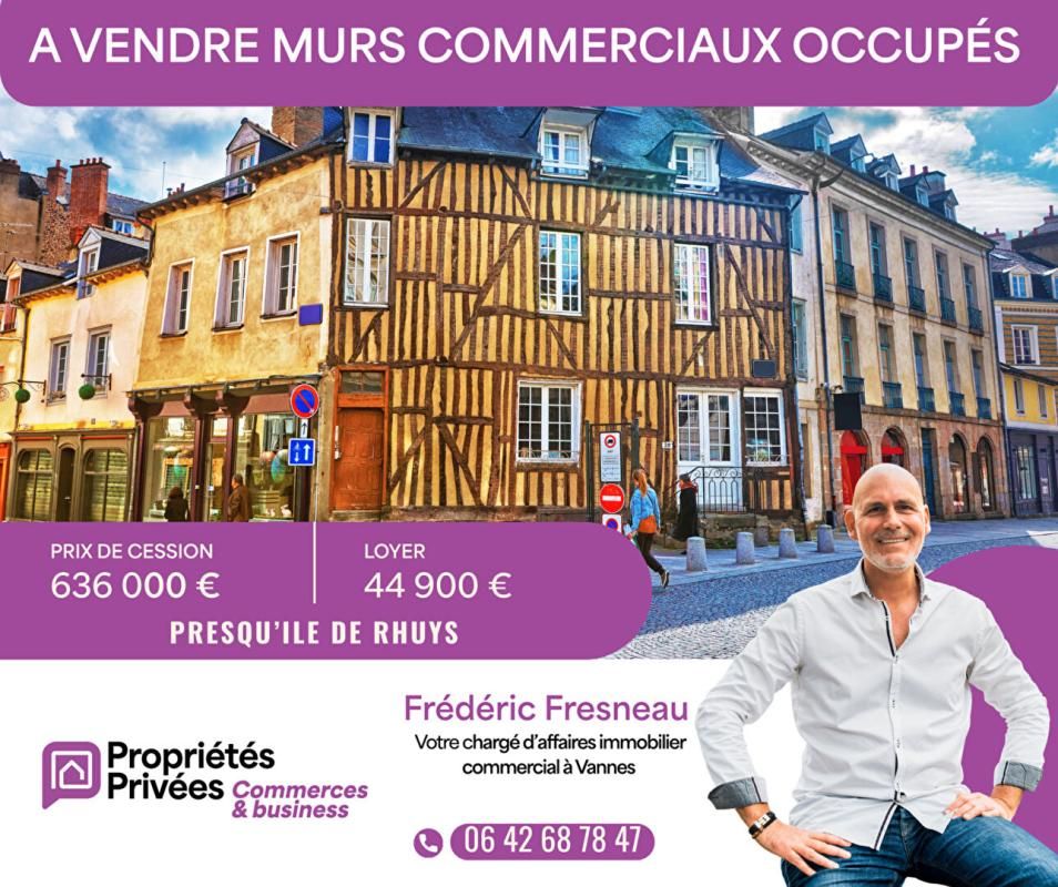 SARZEAU MURS COMMERCIAUX LOUÉS - RENTABILITÉ 7,05 % - EMPLACEMENT PRIME GOLFE DU MORBIHAN 1