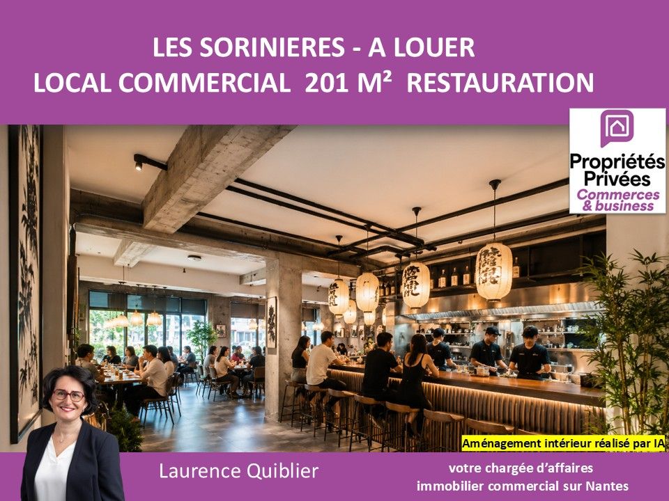 44000 NANTES LOCAL COMMERCIAL RESTAURATION 201 m²  LES SORINIERES
