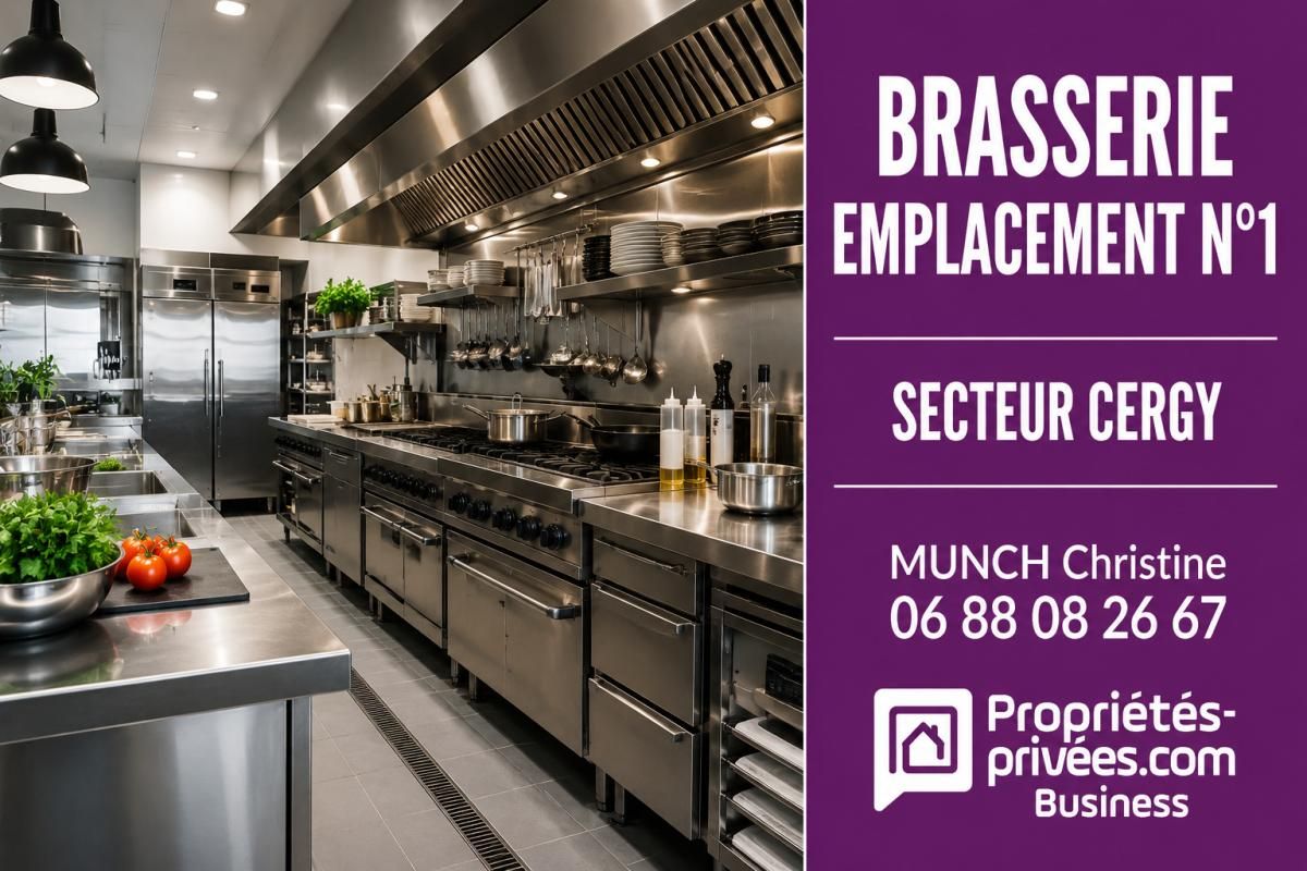 CERGY 95000 CERGY - BAR BRASSERIE - EMPLACEMENT N°1, GRANDE TERRASSE 2