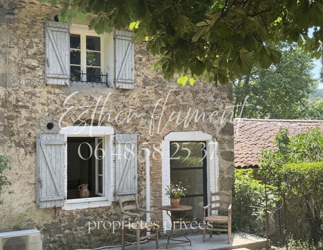 THOIRAS MAISON EN PIERRE, 2 HABITATIONS AVEC SOURCE et PUITS SUR 2500 m2 PROCHE ANDUZE 1